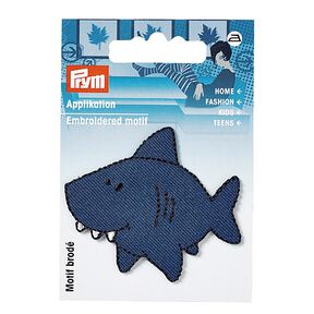 Aplikace Žralok [ 5 x 5,8 cm ] | Prym – namornicka modr, 