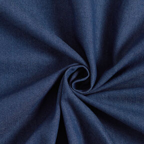 Střední strečová bavlněná džínovina – namornicka modr, 