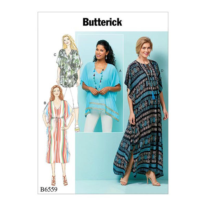 Top | Tunika | Kaftan, Butterick 6559 | XS - M,  image number 1