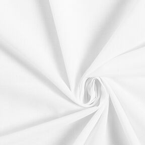 Bavlněný batist jednobarevný – bílá, 