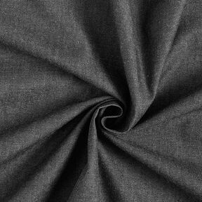 Bavlněné šambré ve vzhledu džínoviny – černá, 