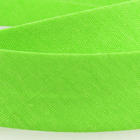 Šikmý proužek Polycotton [20 mm] – zelená neonová, 