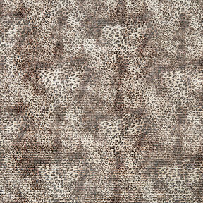 Saténové plisé leopardí vzor – světle béžová, 