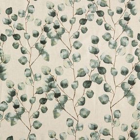 Povrstvená bavlna Větvičky eukalyptu – přírodni, 