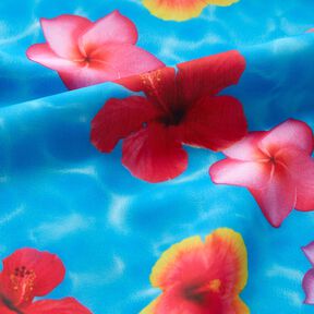 Plavkovina Havajské květiny – modrá/výrazná jasně růžová, 