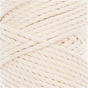 Makramé příze Creative Cotton Cord Skinny [3mm] | Rico Design – přírodni, 