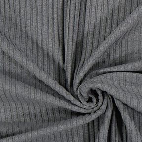 Žebrovaná pletenina – šedá, 