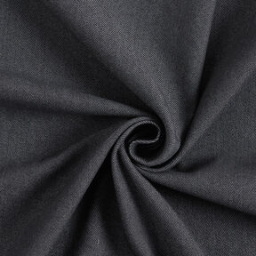 Střední strečová bavlněná džínovina – černá, 