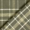 Flanelový velký tartan – khaki/bílá,  thumbnail number 4