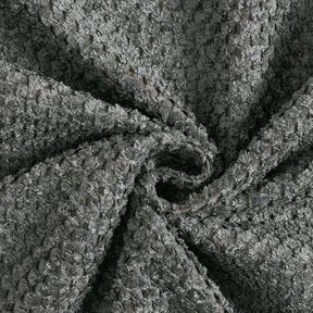 Čalounická látka Měkký texturovaný vzor – kamenná šedá, 