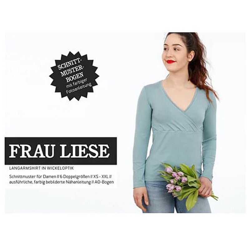 FRAU LIESE Košile zavinovacího vzhledu | Studio Schnittreif | XS-XXL,  image number 1