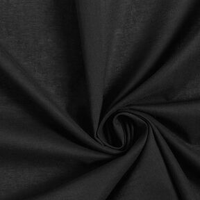 Bavlněný batist jednobarevný – černá, 