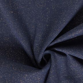 Třpytivé manžety z trubicovité tkaniny s lurexem – namornicka modr/stříbrná metalická, 