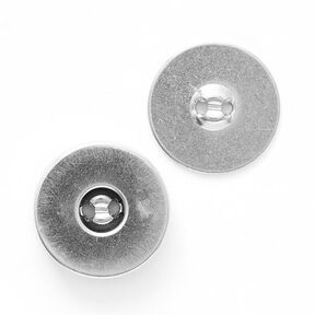 Magnetický knoflík [ Ø18 mm ] – stříbrná kovový, 