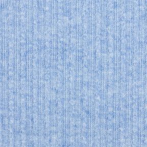 Pletená textilie vzor copový Melange – světle džínová modrá, 
