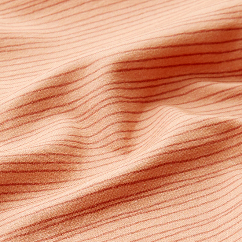 Úzké proužky z bavlněného žerzeje – lososová,  image number 2