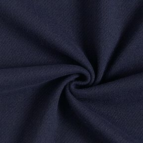 Kabátová tkanina směs vlny Uni – noční modrá, 
