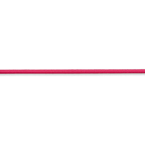Gumová šňůrka [Ø 3 mm] – výrazná jasně růžová, 