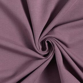 Lehká bavlněná teplákovina jednobarevná – barva lilku, 