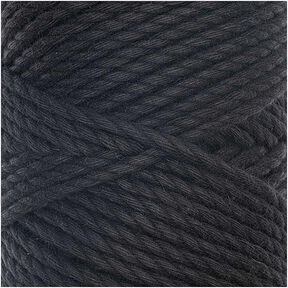 Makramé příze Creative Cotton Cord Skinny [3mm] | Rico Design – černá, 