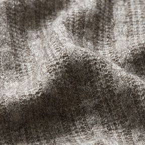 Pletená textilie vzor copový Melange – šedá, 