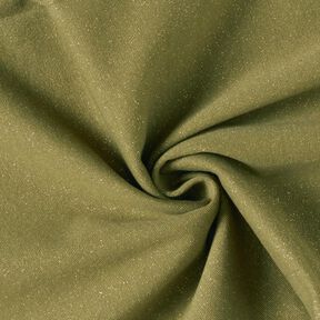 Třpytivé manžety z trubicovité tkaniny s lurexem – olivová/zlatá metalická, 