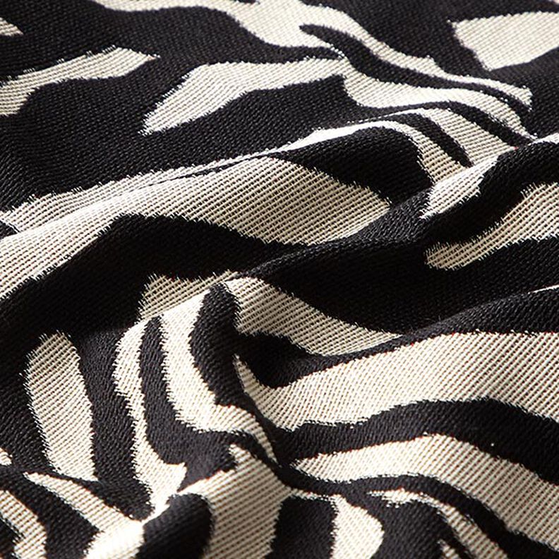 Žakárový gobelín Zebra – černá/bílá,  image number 2