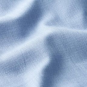 Strečová lněná látka Mix – džínově modrá | Zbytek 50cm, 