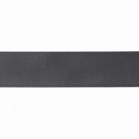 Saténová stuha [25 mm] – tmavě šedá, 