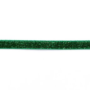 Sametová stužka Metalický [10 mm] – jedlově zelená, 