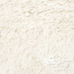Střapatý plyš SHAGGY [1 M X 0,75 M | Flor: 20 MM] - vlněná bílá | Kullaloo, 