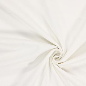 Bavlněný kepr Jednobarevné provedení – vlněná bílá, 