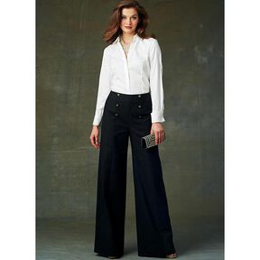 Kalhoty s vysokým pasem, Very Easy Vogue9282 | 32 - 48, 