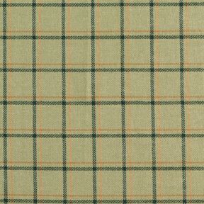 Flanelová tkanina dvojitá kostka – khaki/jedlově zelená, 
