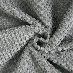 Čalounická látka Měkký texturovaný vzor – šedá | Zbytek 100cm, 