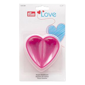 Magnetický jehelníček srdce [ Rozměry: 80 x 80 x 26 mm ] | Prym Love – pink, 