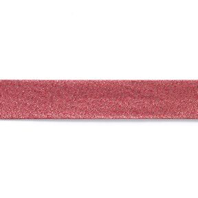 Šikmý proužek Metalický [20 mm] – karmínově červená, 