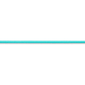 Gumová šňůrka [Ø 3 mm] – modrá aqua, 