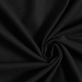 Bavlněný flanel Jednobarevné provedení – černá, 