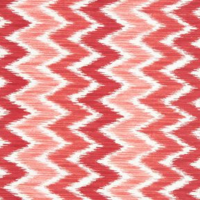 Povrstvená bavlna Ikatový vzor – červená/bílá, 