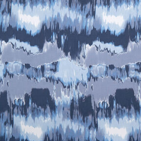 Viskózová tkanina s odrazem vody – ocelová modr/světle džínová modrá | Zbytek 100cm, 