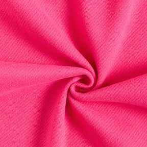 Kabátová tkanina směs vlny Uni – výrazná jasně růžová, 