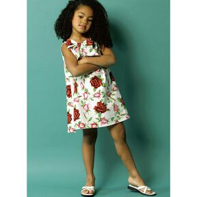 Dětské šaty, Butterick 5876|104 - 122, 