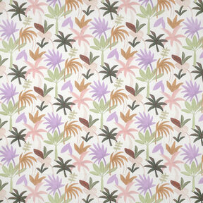 Bavlněný voál palmy | Nerida Hansen – bílá/růžová, 