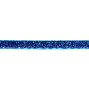 Sametová stužka Metalický [10 mm] – královská modr, 