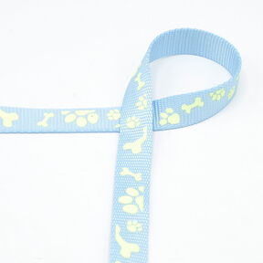 Reflexní tkaná páska Vodítko pro psa [20 mm] – světle modra, 