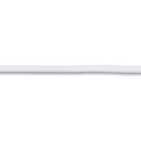 Gumová šňůrka [Ø 3 mm] – bílá, 