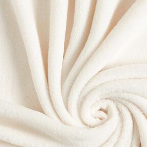 Hebký fleece – vlněná bílá, 