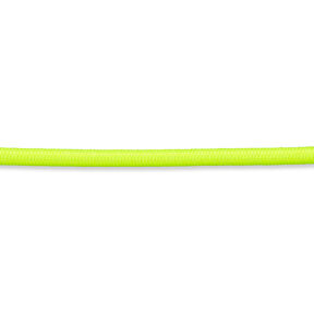 Gumová šňůrka [Ø 3 mm] – žlutá neonová, 
