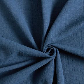 Bavlněná tkanina lněného vzhledu – královská modr, 